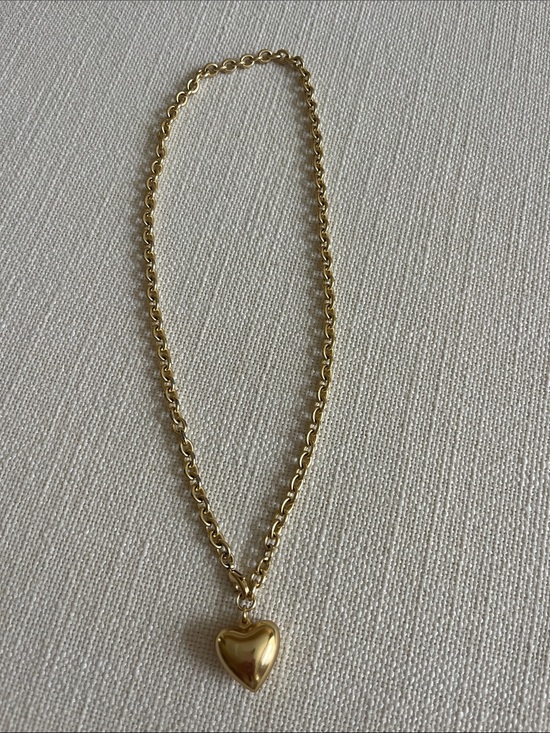 Roxanne Assoulin Jewelry - Roxanne Assoulin Gold mini puffy Heart Charm Necklace